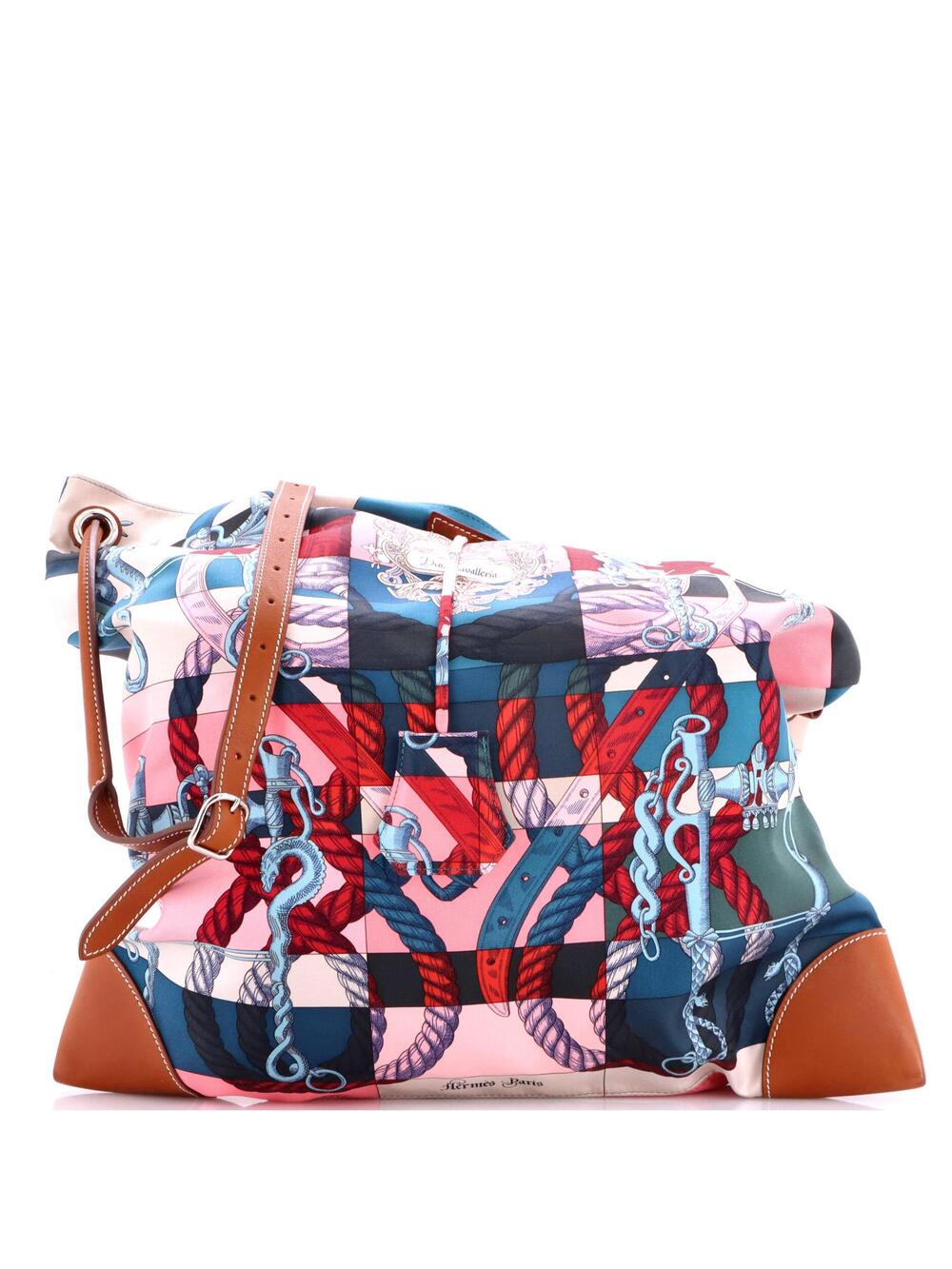 Hermes Silky City Bag Printed Silk And #364716H13B